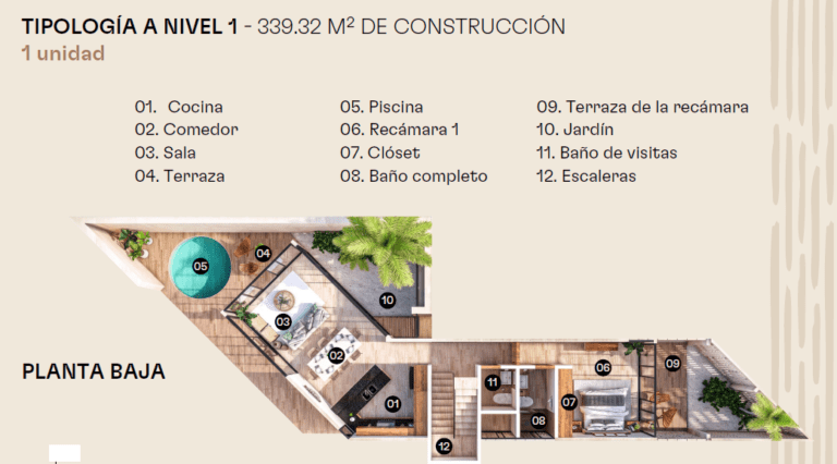 VILLA A NIVEL 1