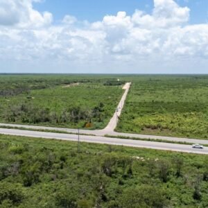 VISTA AÉREA TERRENO EN VENTA MERIDA-MOTUL
