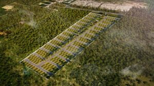 Vista aérea Terrenoes en venta Comkal Yucatán Namara