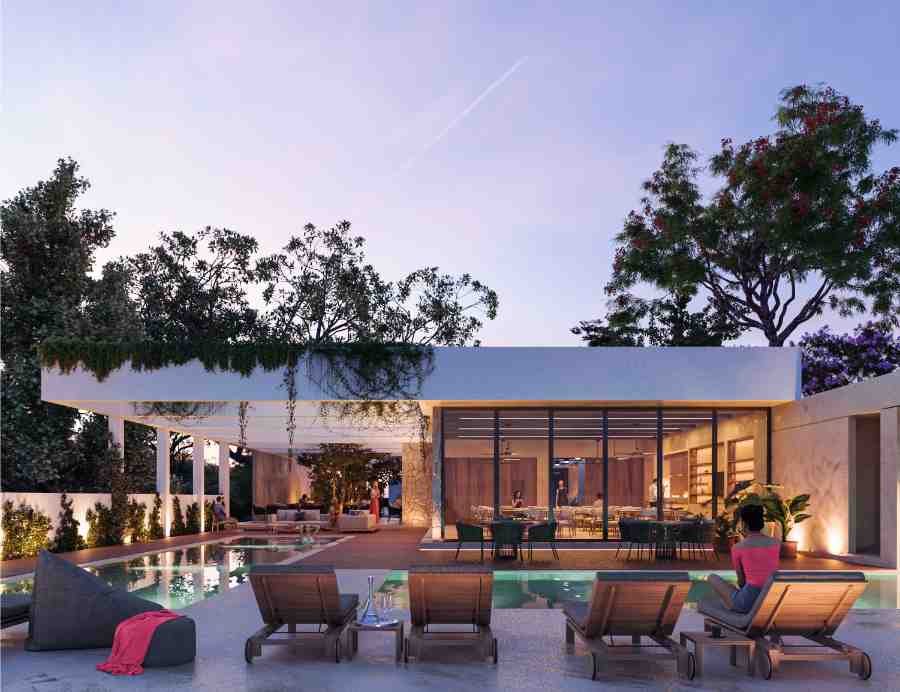 imagen de las Amenidades de la casa club para los terrenos en venta en Gran Telchac
