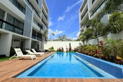 Vista departamento en venta mérida Temozon norte alberca